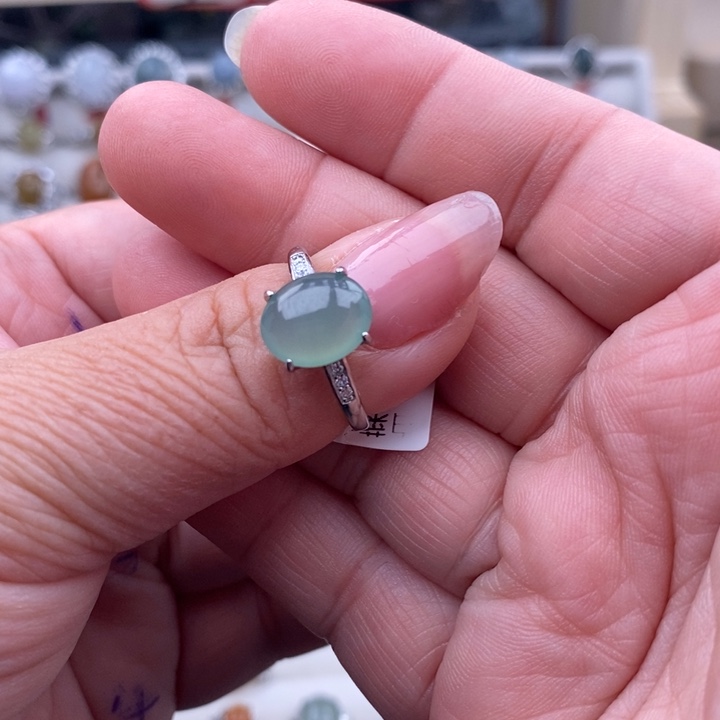 未镶嵌戒指翡翠爱*宝缅甸