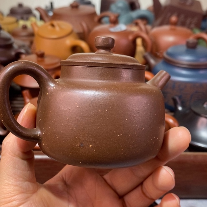 茶壶紫砂微瑕处理一把