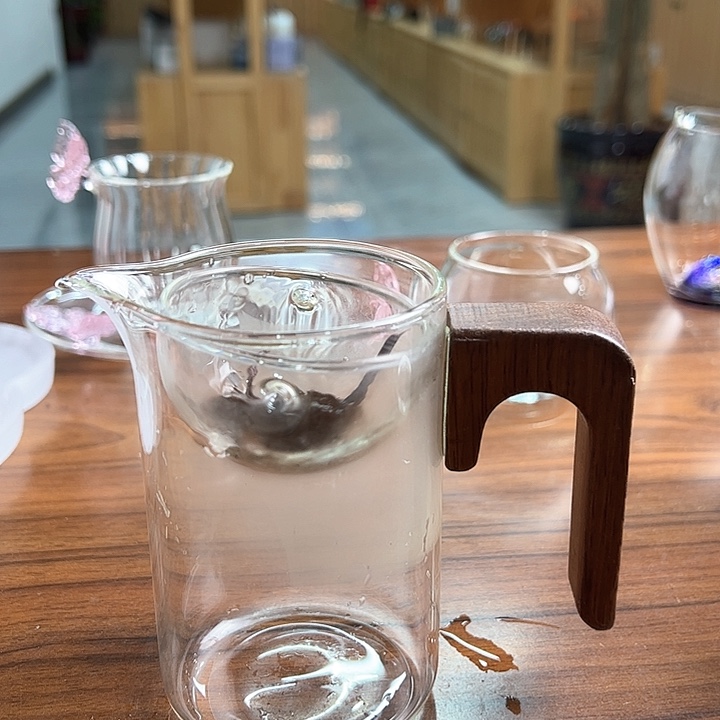 小青柑泡茶玻璃茶具