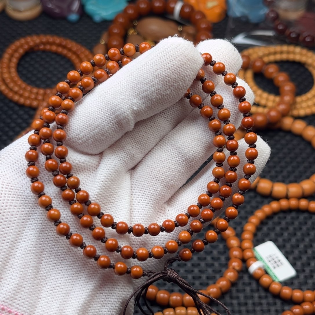 陕***员橄榄核吊坠4.9mm橄榄核尖圆珠挂脖