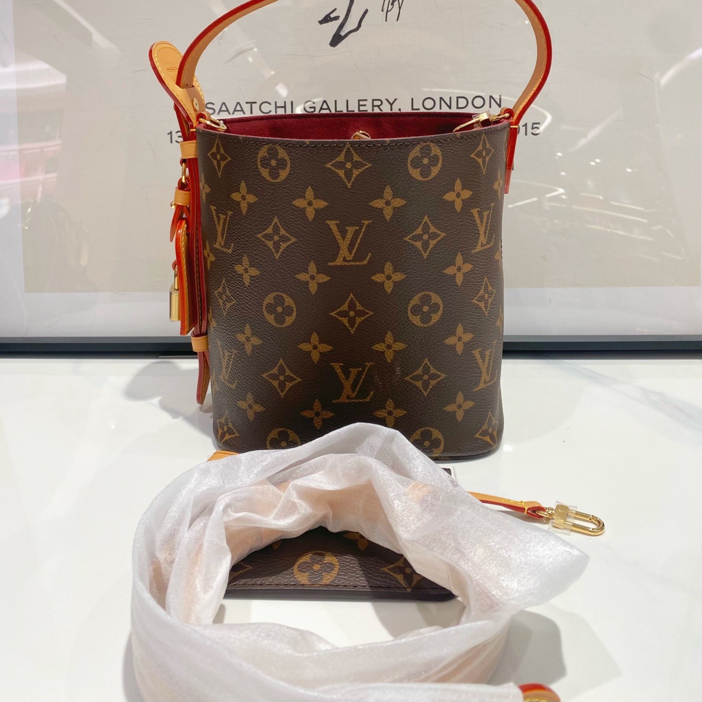 未使用 LouisVuitton/路易威登 lv 新款all in bb（15124）