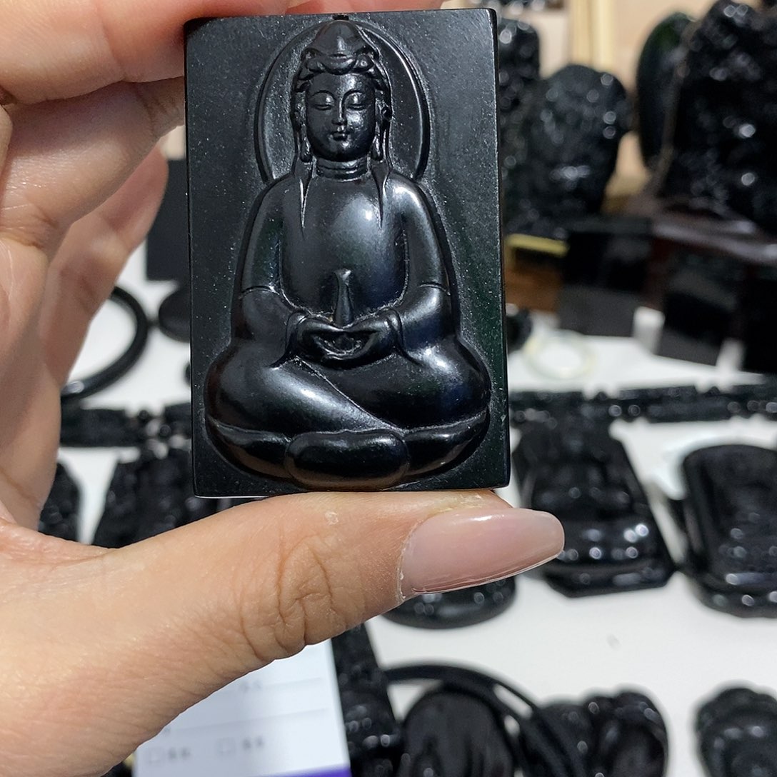 过***6岫玉未镶嵌纯天然岫玉颈饰