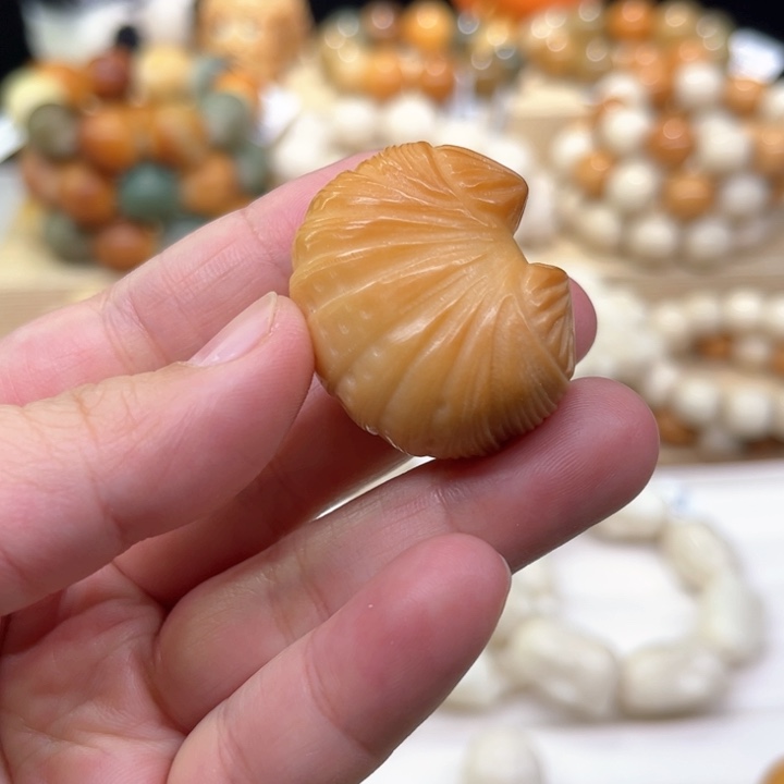 菩提根/象牙果手串大牛角包1-24-70