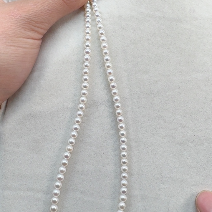 淡水珍珠项链带扣头定制未镶嵌
