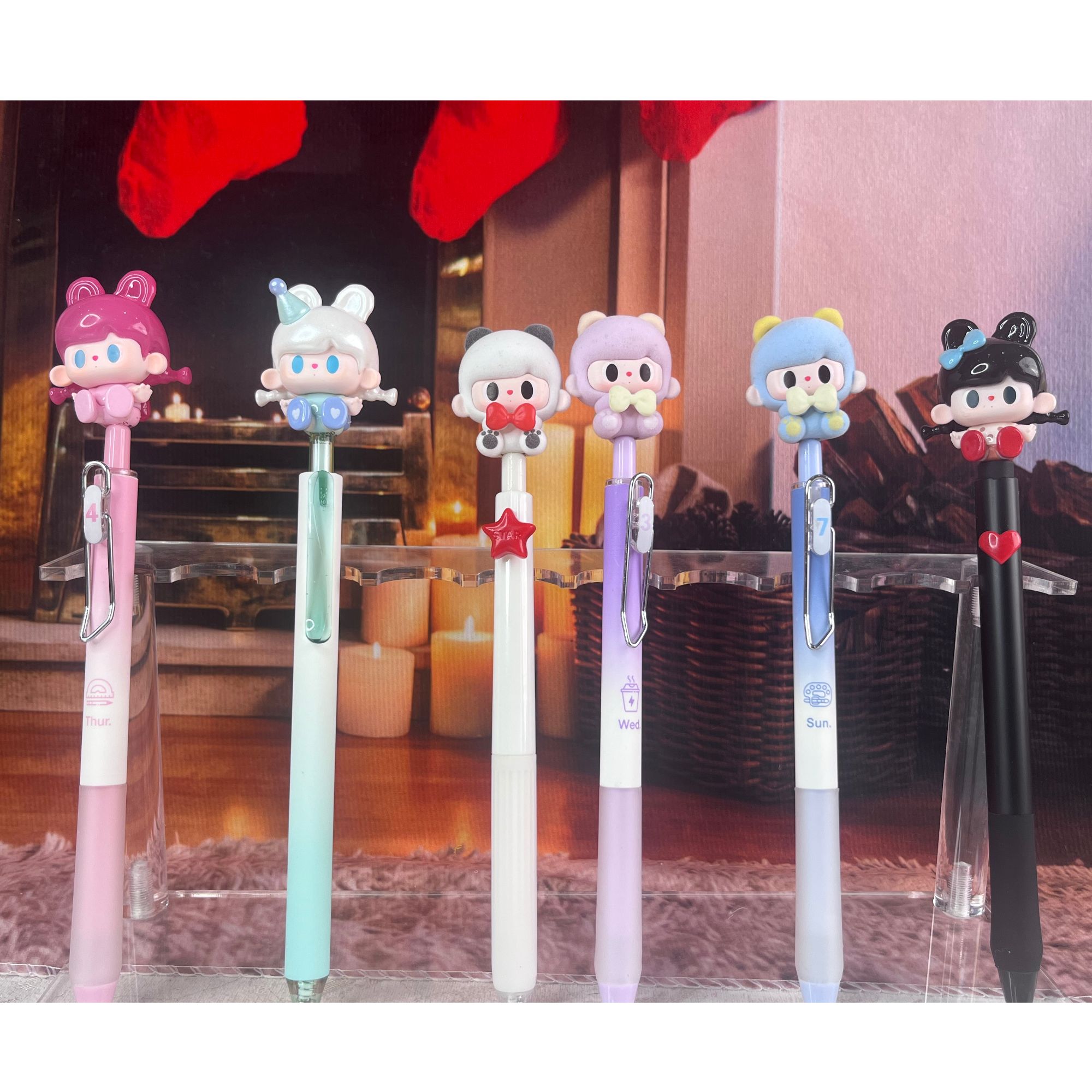 选位号DIY正品萌粒笔中性笔