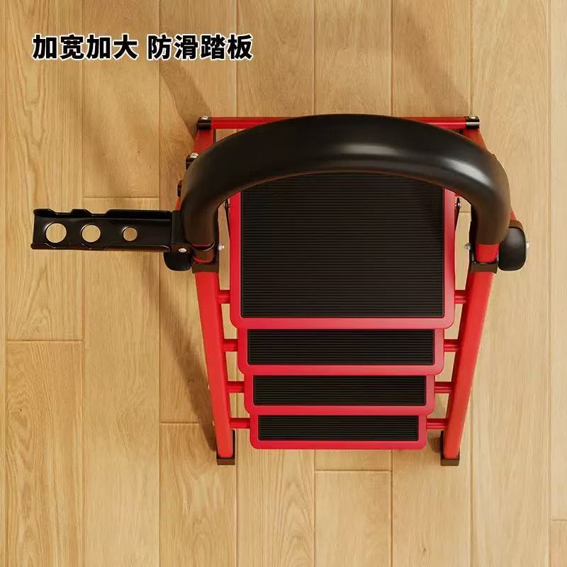 家用折叠梯伸缩加厚室内小型轻便乔迁梯子多用人字梯便携踏步楼梯