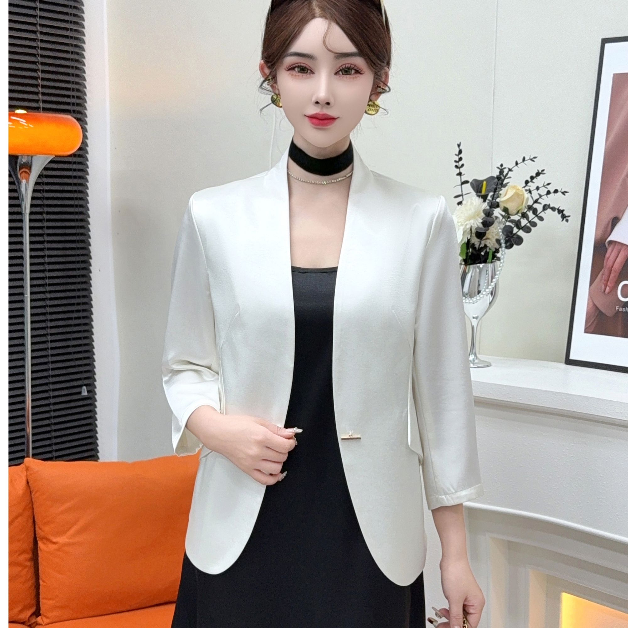 加大码新款显瘦高端西服2503款