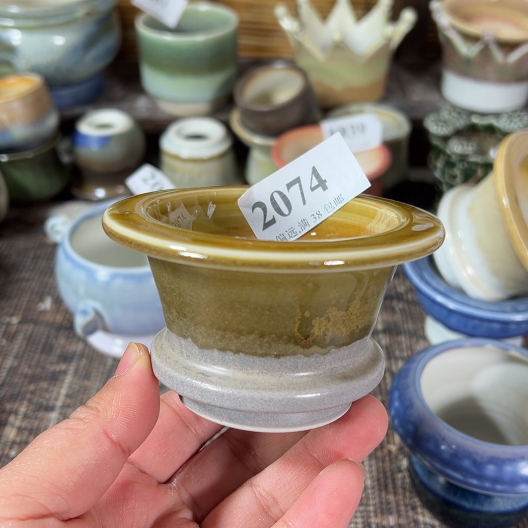红陶景德镇手工花盆