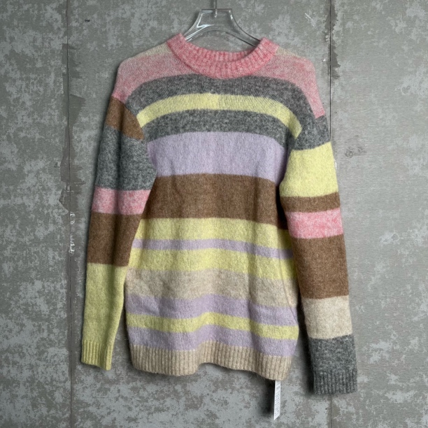 未使用 WE11 DONE XXS*1/Acne Studio/彩色经典条纹毛衣/17529/JP