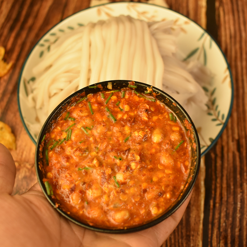 织金荞凉粉贵州特产八步荞凉粉毕节荞麦粉成品