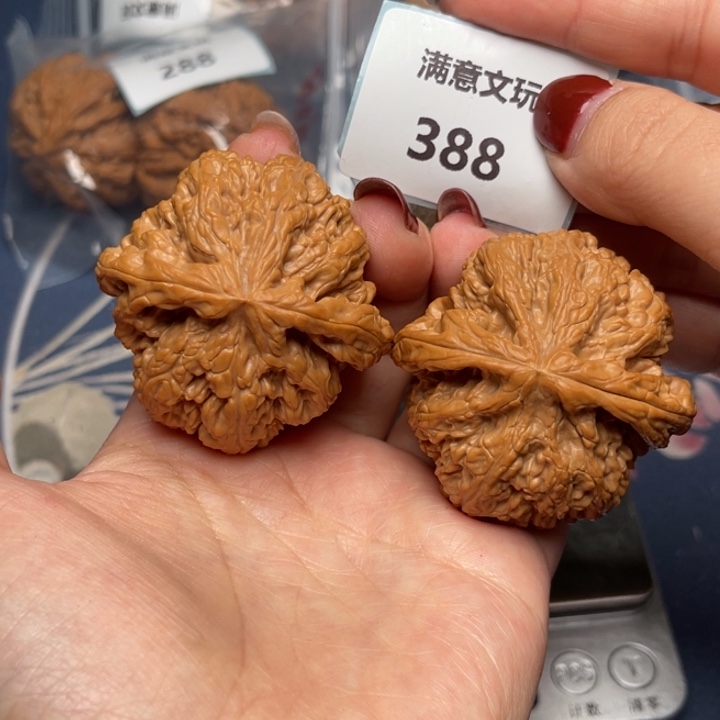 文玩核桃把件粗筋48.388