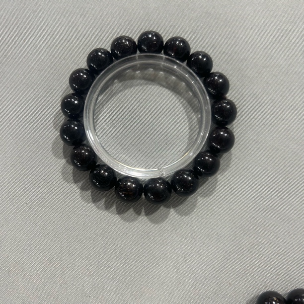 A664 金星紫檀 卡1.2 圆珠单圈手串 