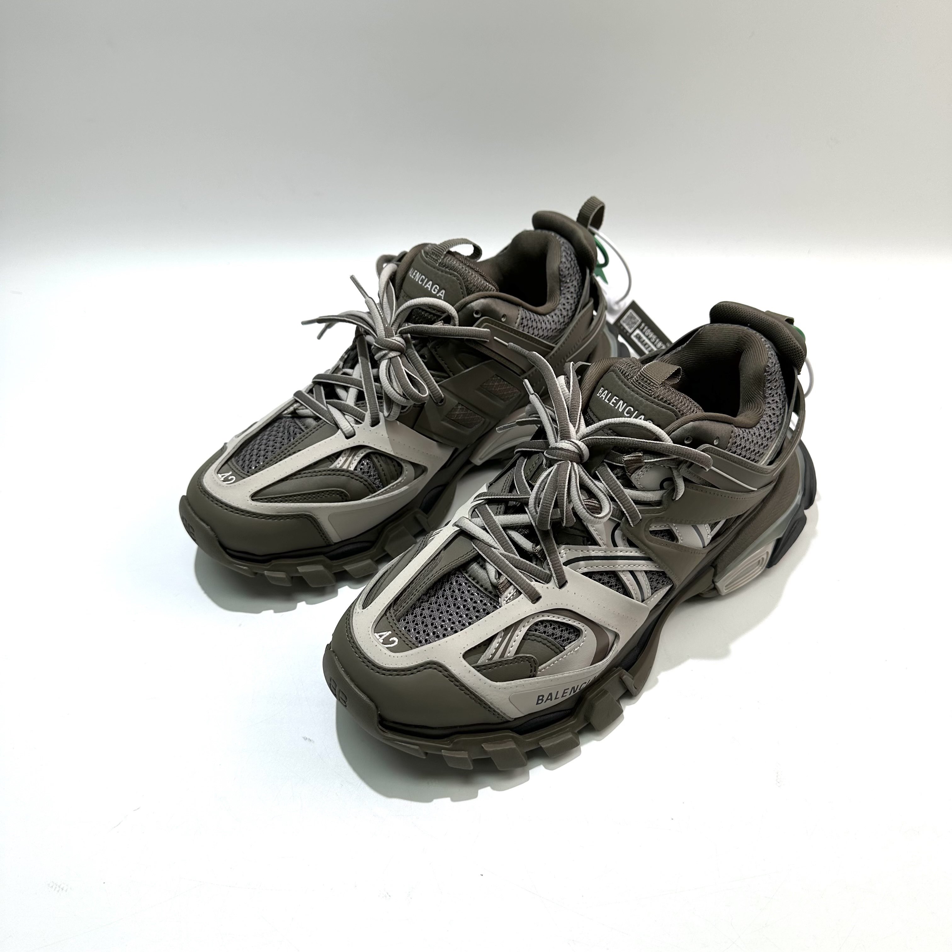 未使用 Balenciaga/巴黎世家 42码  灰褐色track1.0老爹鞋bl0711