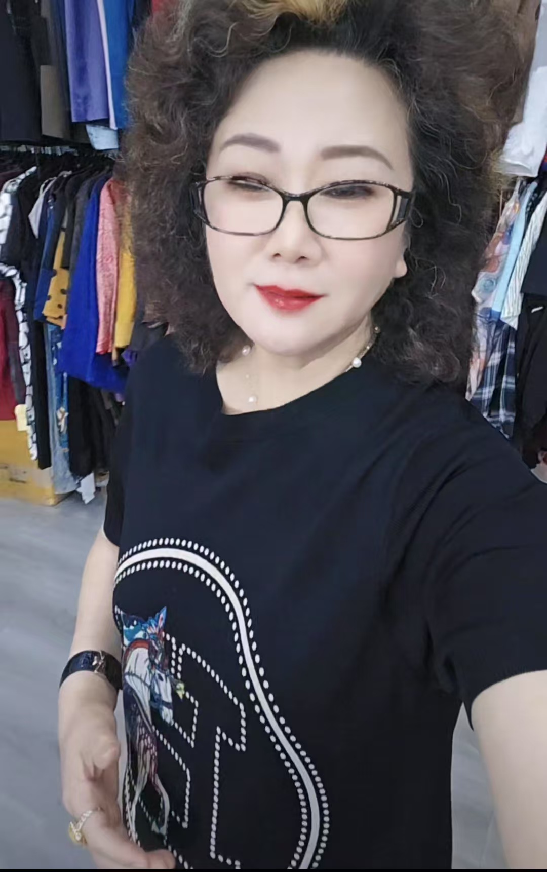 XL-698丝光毛圆领半袖薄款毛衫