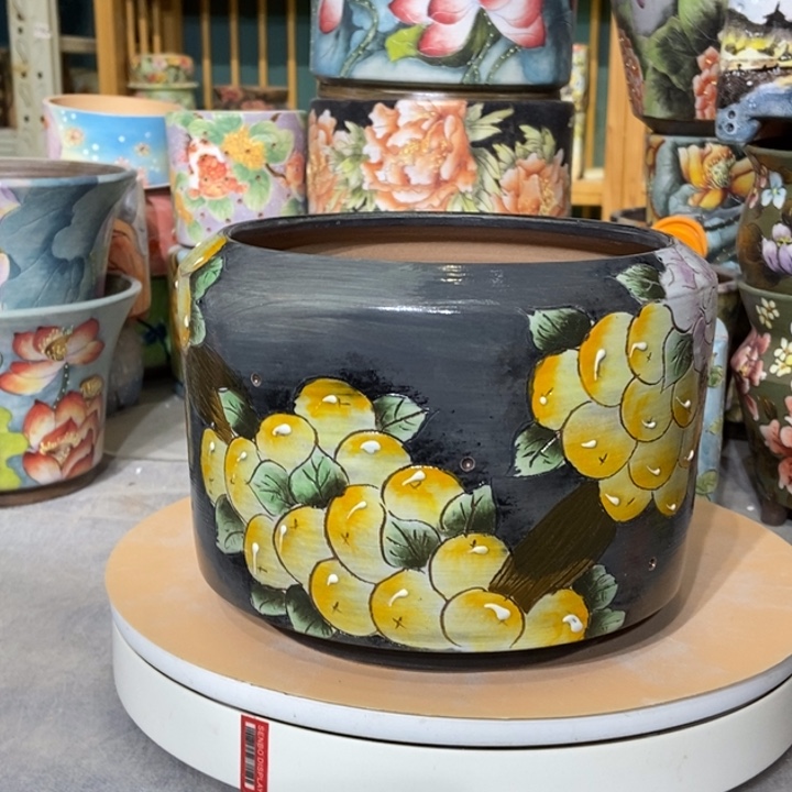 红陶景德镇艺术手绘作品