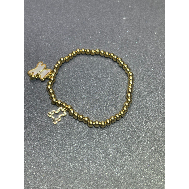 a8439黄色小熊手串多样发