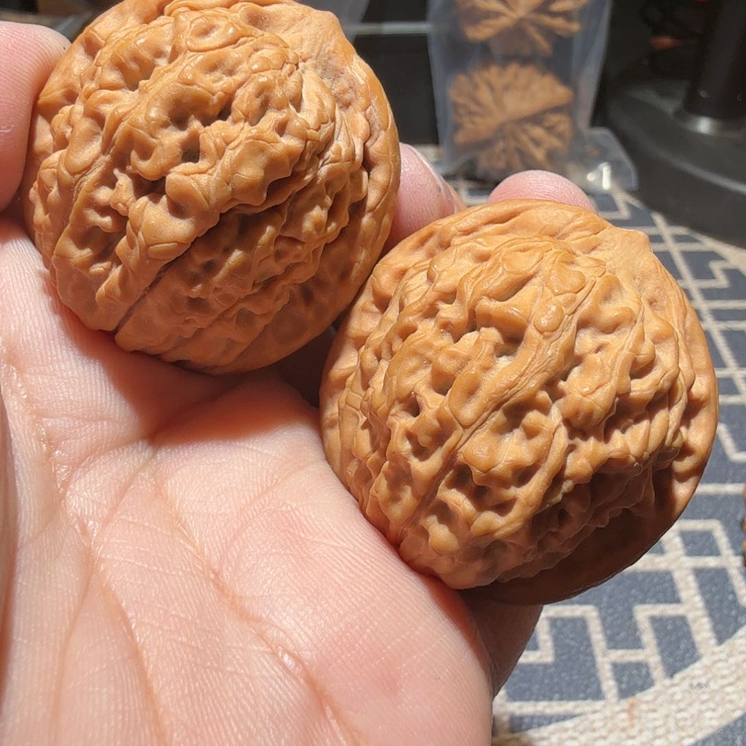 文玩核桃把件奋*莲花