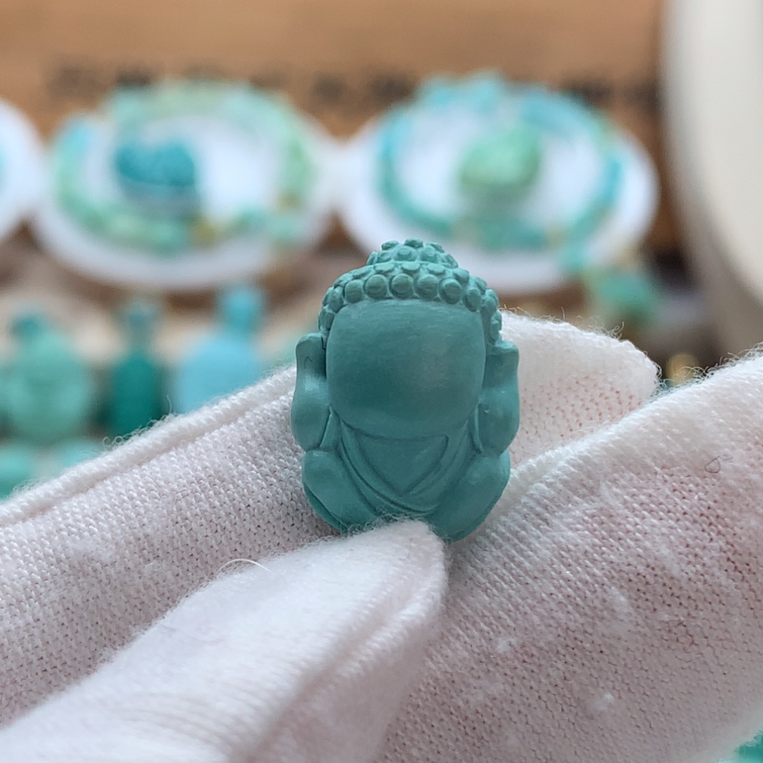 绿松石未镶嵌原矿绿松石无相不听