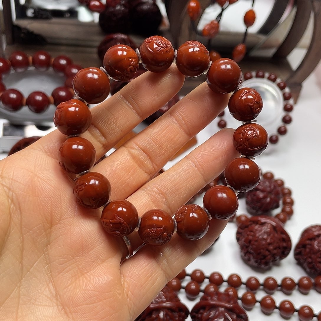 橄榄核正圆浮雕尺寸1.5