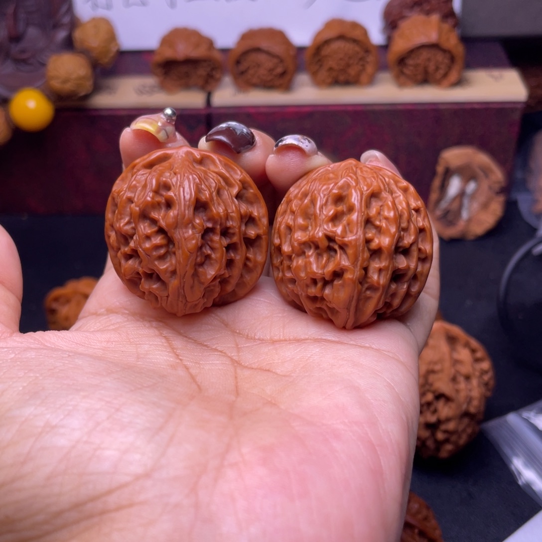 蹦***五桃核手串苹果园福利