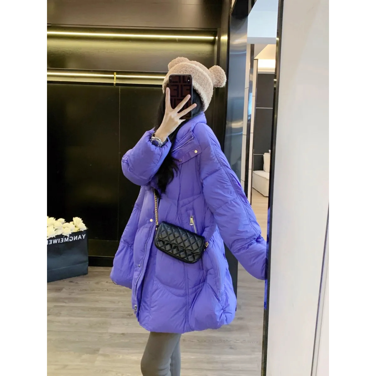 时髦气质保暖显瘦羽绒服FMXX2310 272708