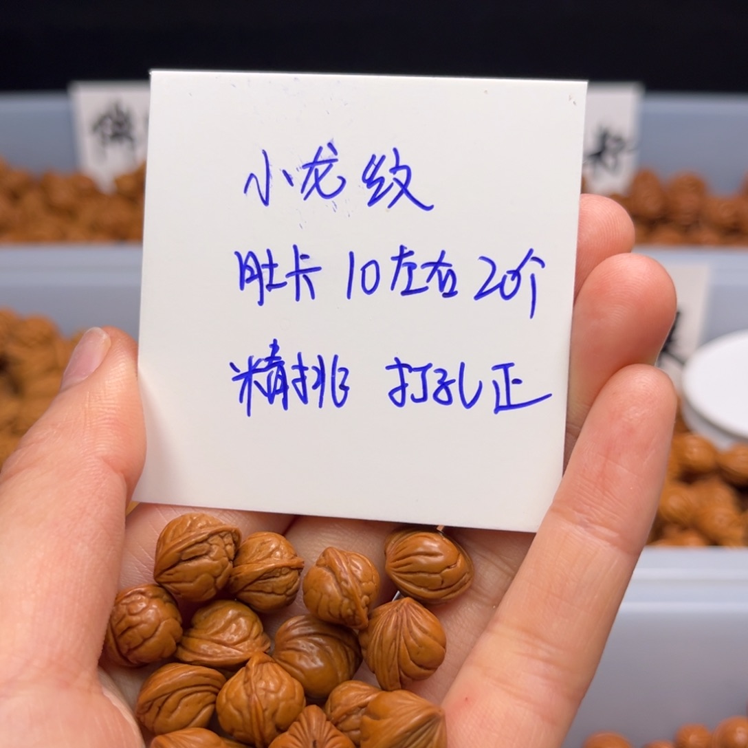 桃核把件小龙纹10尺寸