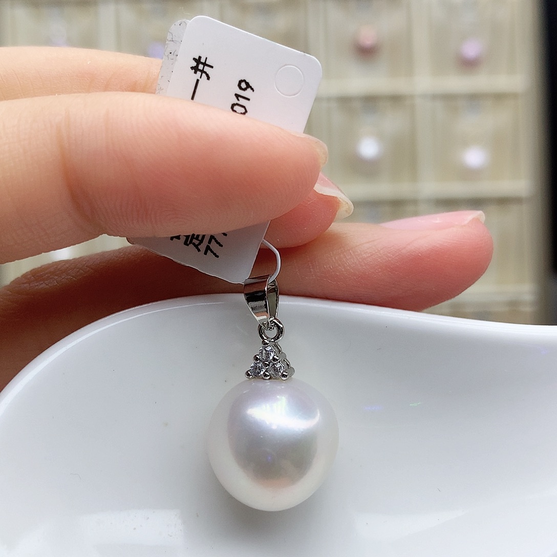 颈饰合金淡水珍珠
