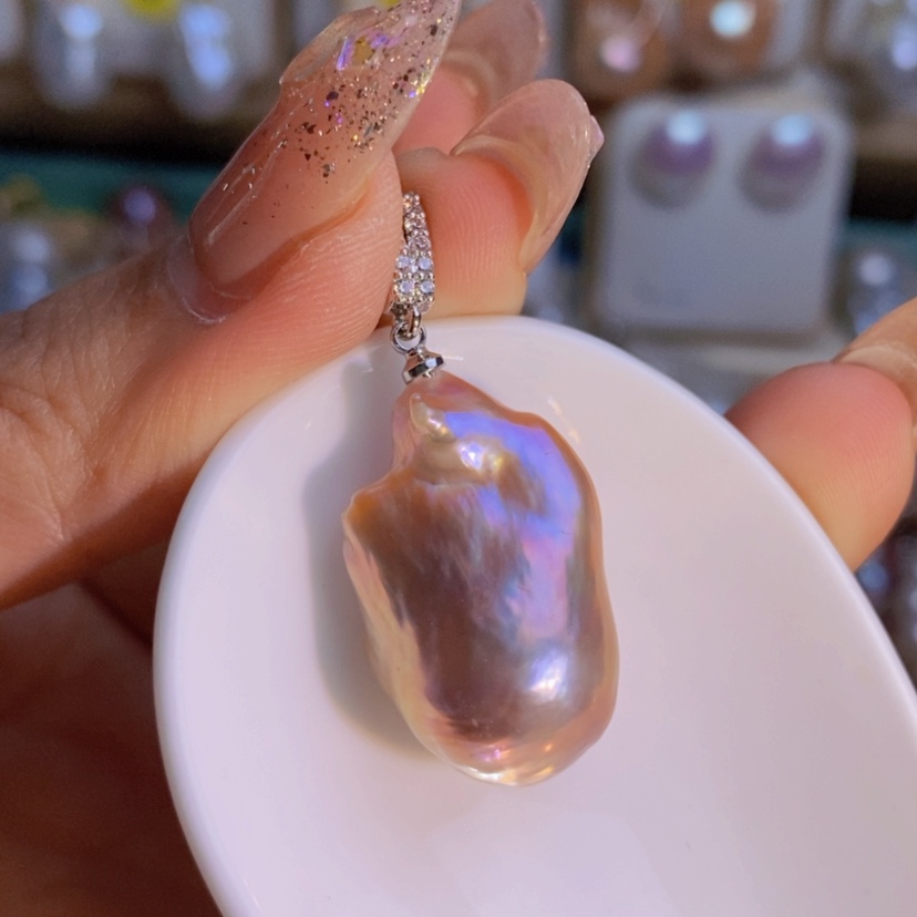 【闪购商品】淡水珍珠天然淡水珍珠合金