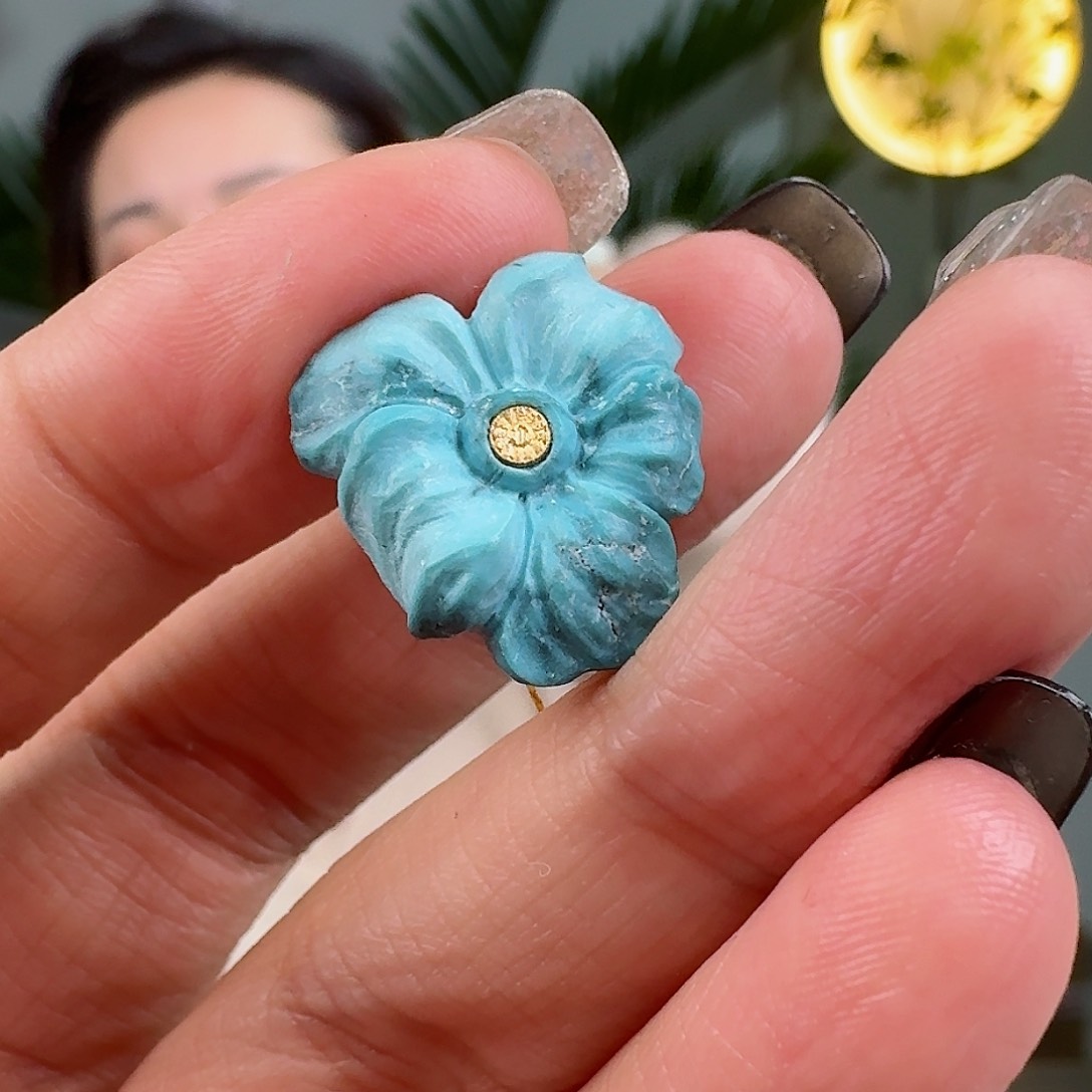 绿松石珠宝奇石未镶嵌