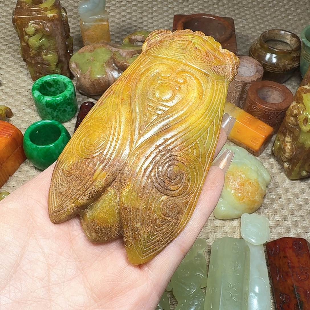 白玉菩提吊坠挂件