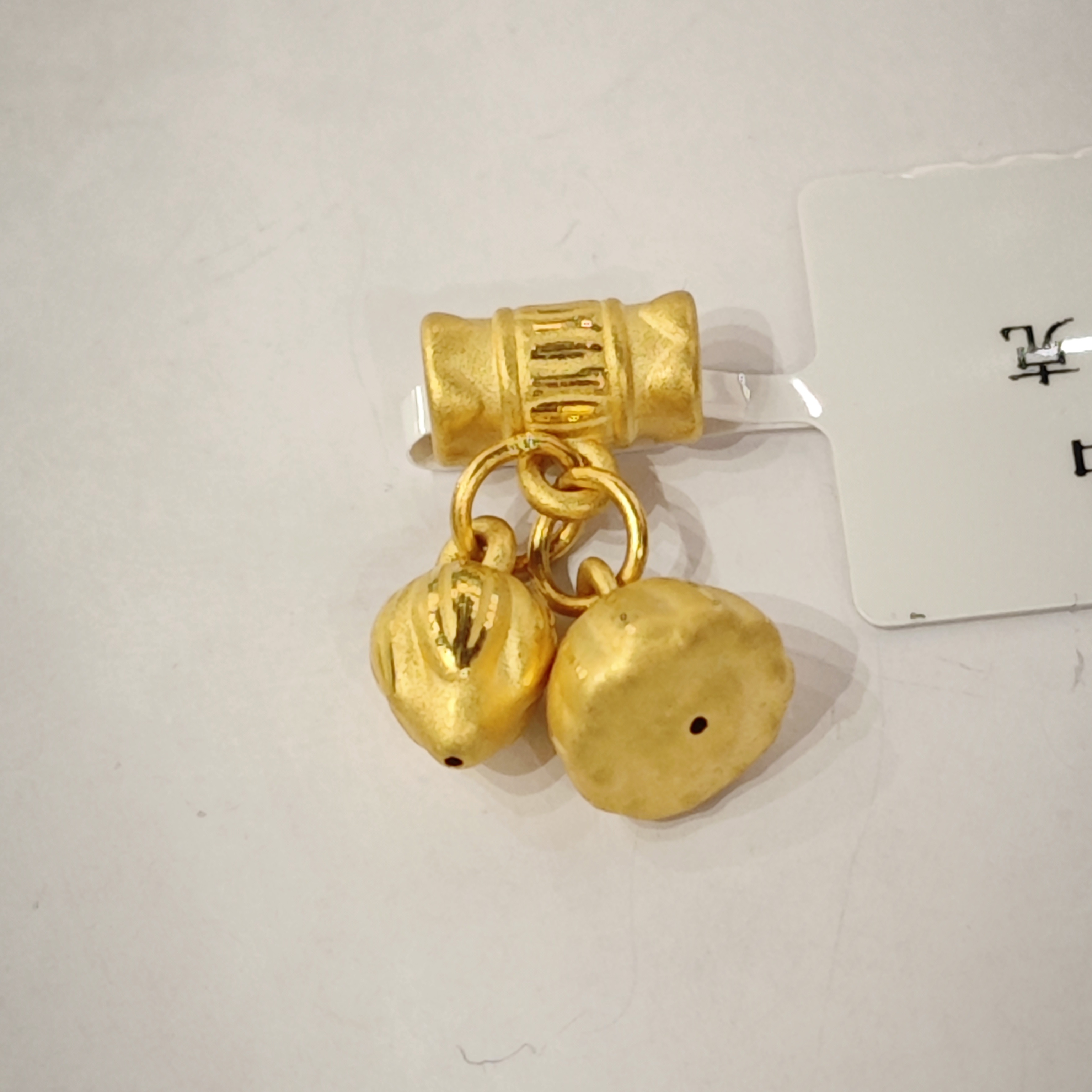 【木木专享】足金999 竹节两世欢 1.89 GP