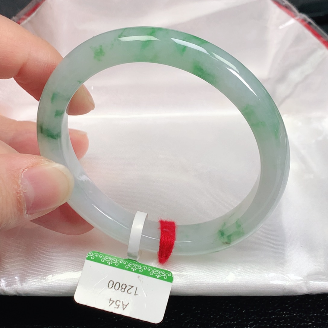 翡翠手镯未镶嵌54贵妃