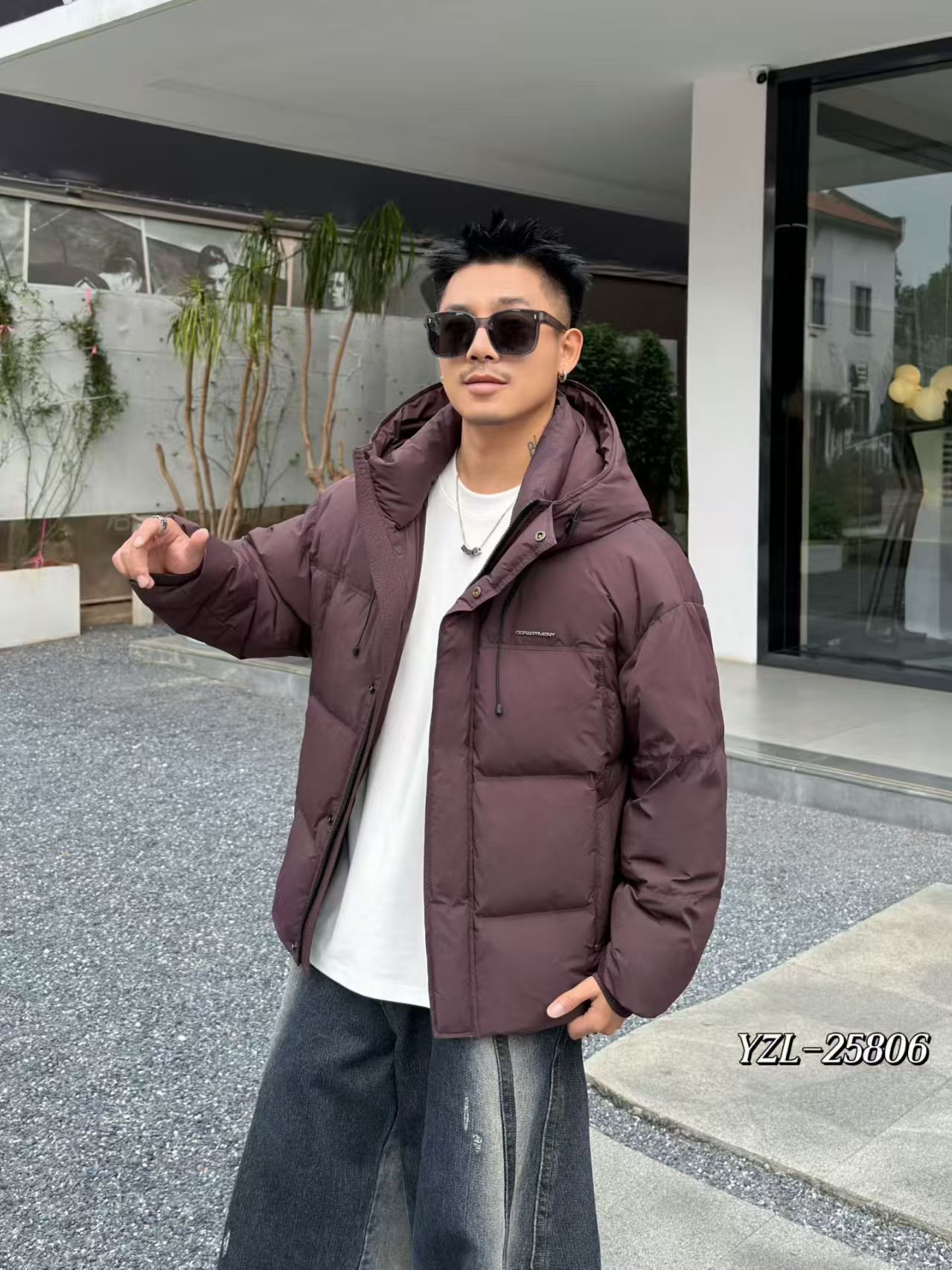 冬季新款羽绒服  男士潮流 简约百搭 休闲 保暖 连帽款