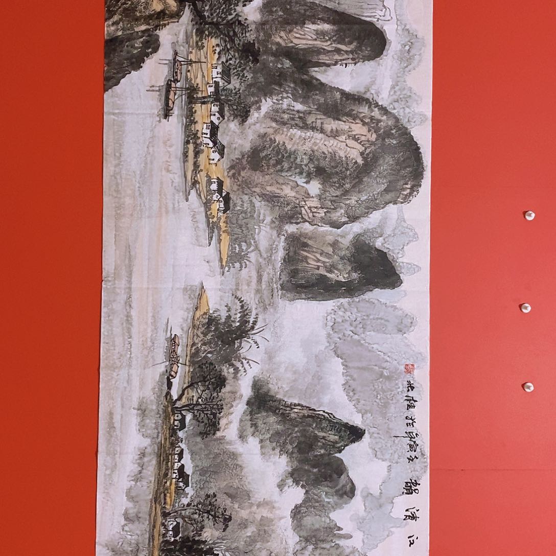 国画山水花鸟国画作品