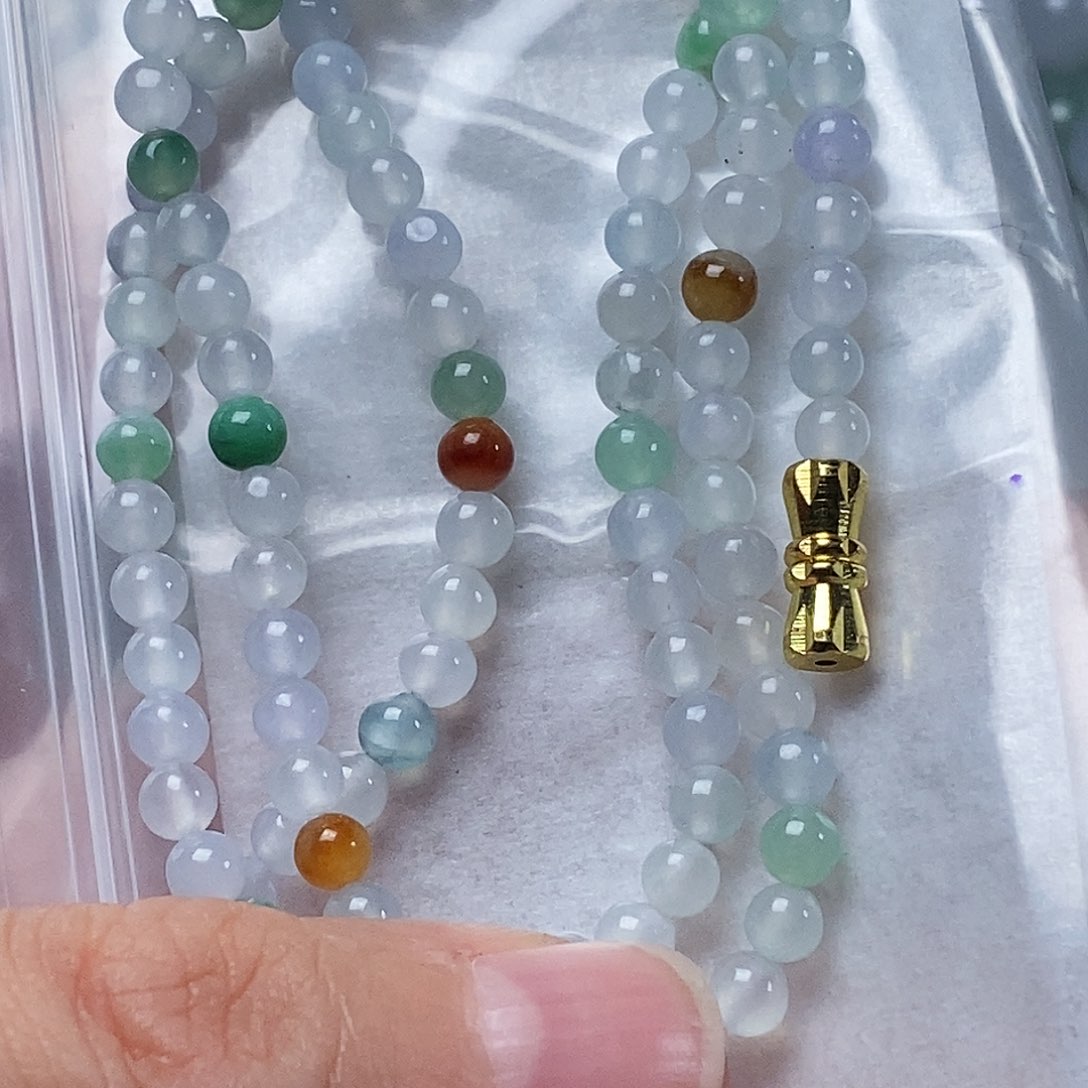 定制翡翠未镶嵌k**g翡翠定制手链
