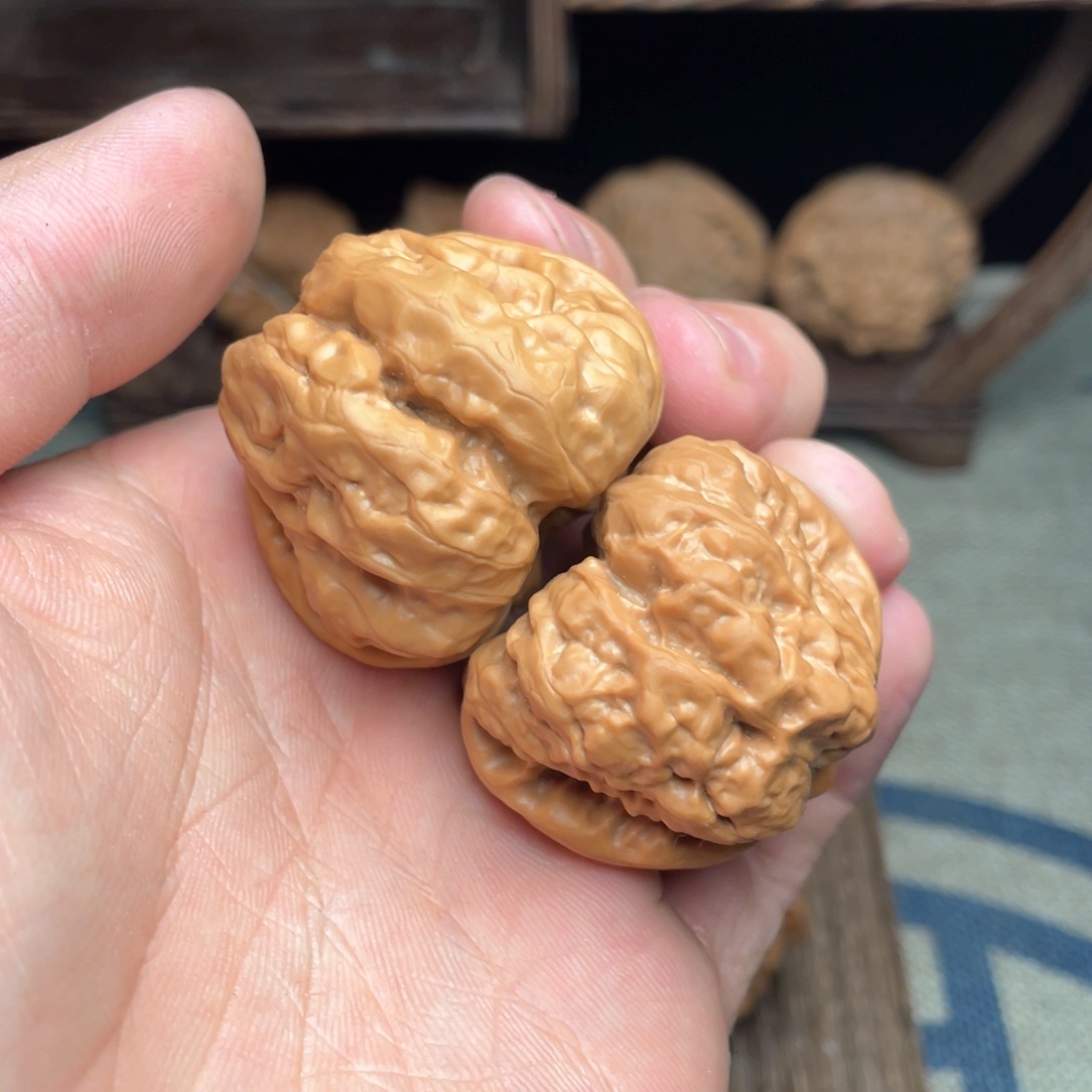 文玩核桃把件暮**么41毕业水晶高货蛤蟆头