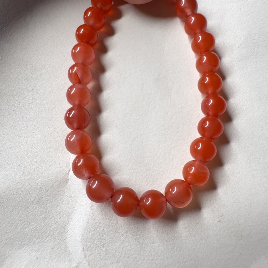 南红玛瑙未镶嵌手串