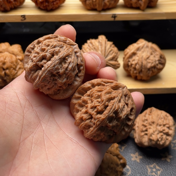 好***的核桃白狮子文玩核桃