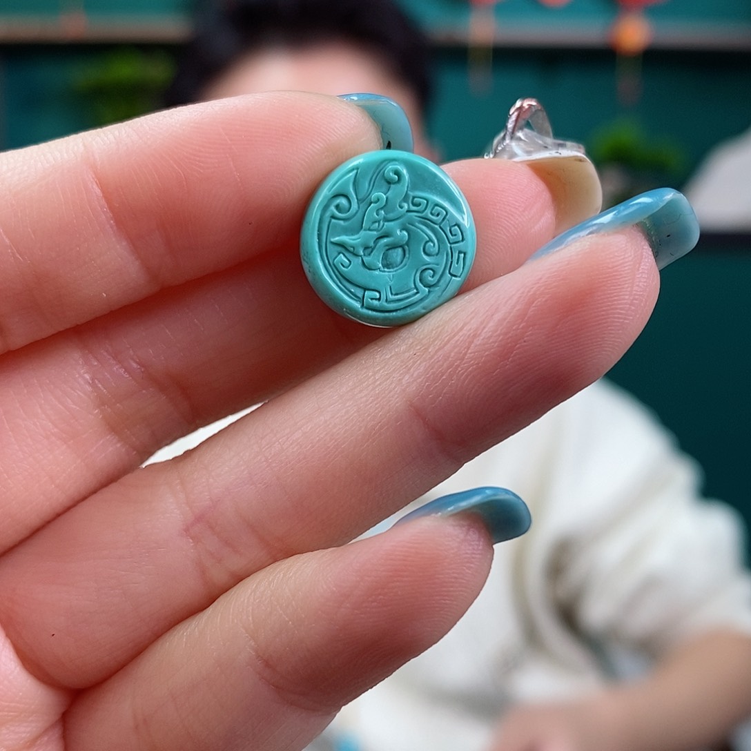 绿松石珠宝奇石未镶嵌