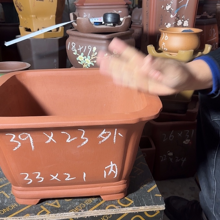 紫砂花盆紫砂花盆