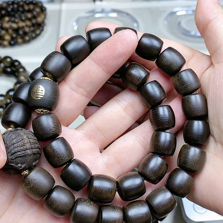 沉香手串赵**姐越南芽庄白奇楠沉水料