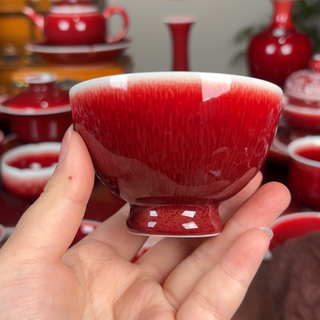 杯子景德镇高温原矿釉