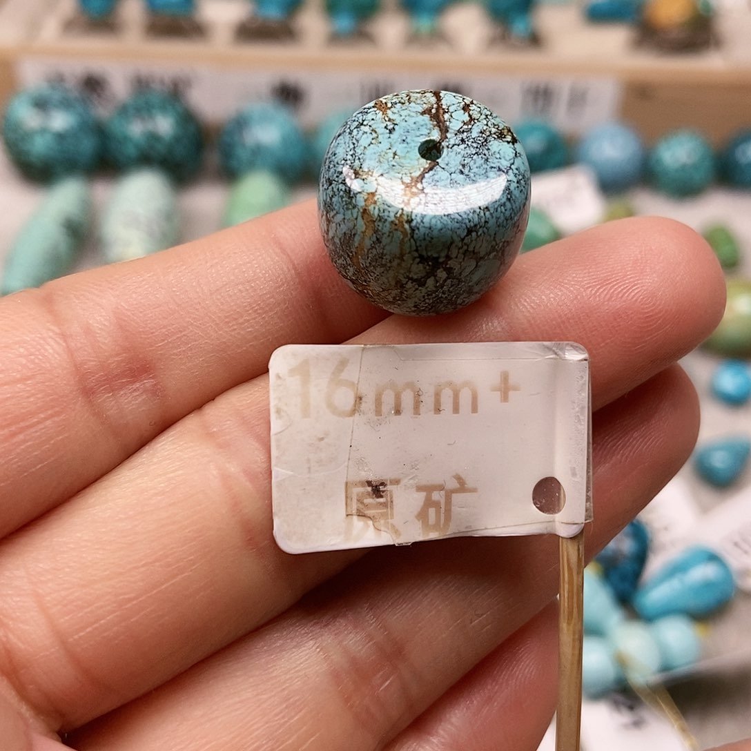 未镶嵌绿松石珠宝半成品