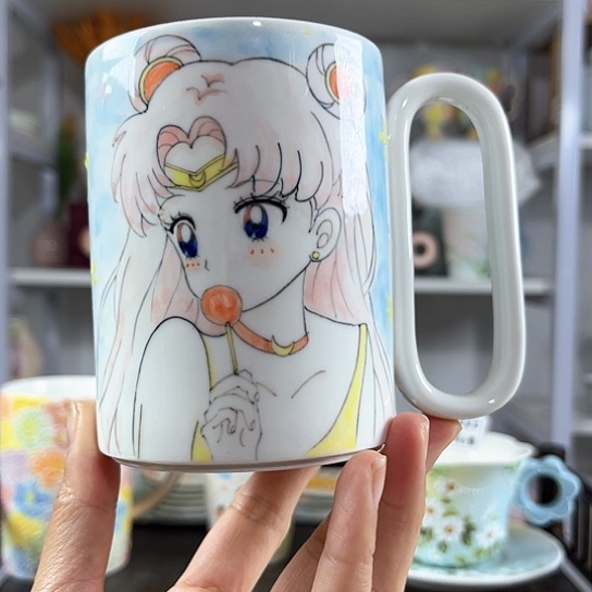 手绘高温釉下彩陶瓷