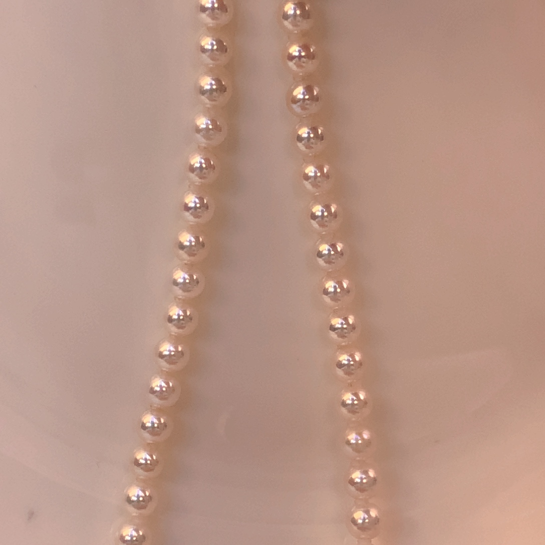 淡水珍珠颈饰银S925镶嵌