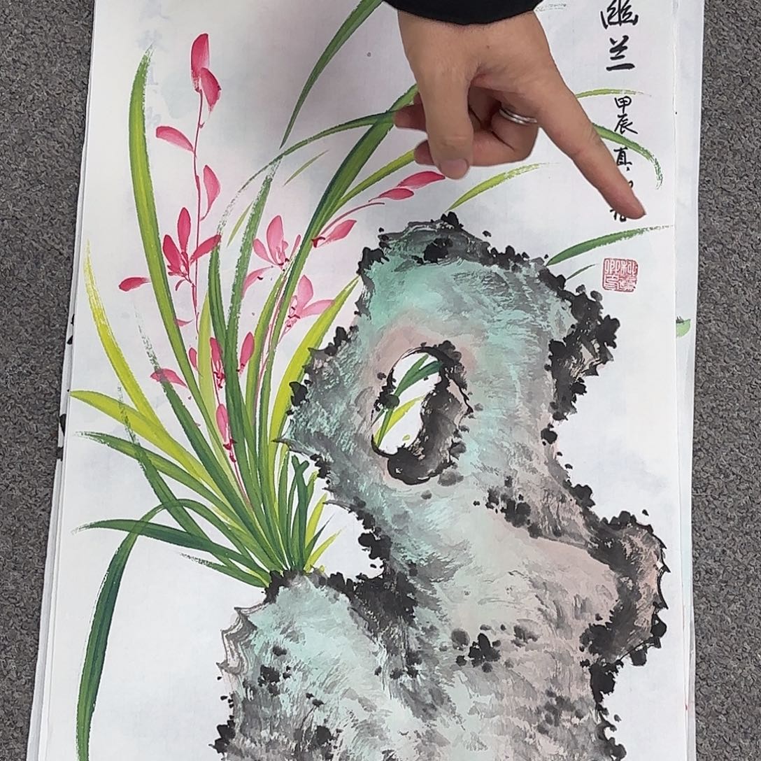 国画国画作品多次在国内外