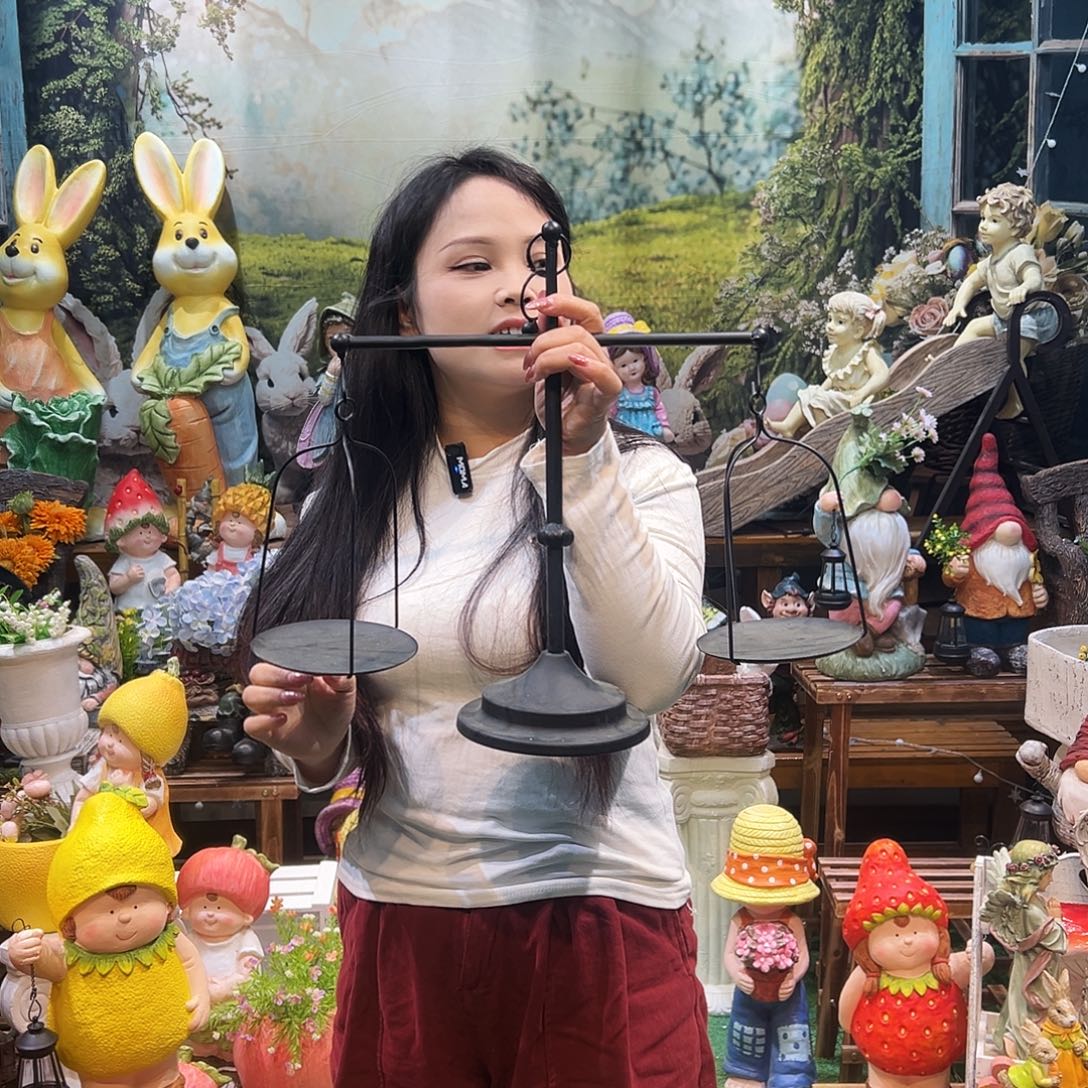 花园摆件红红火火