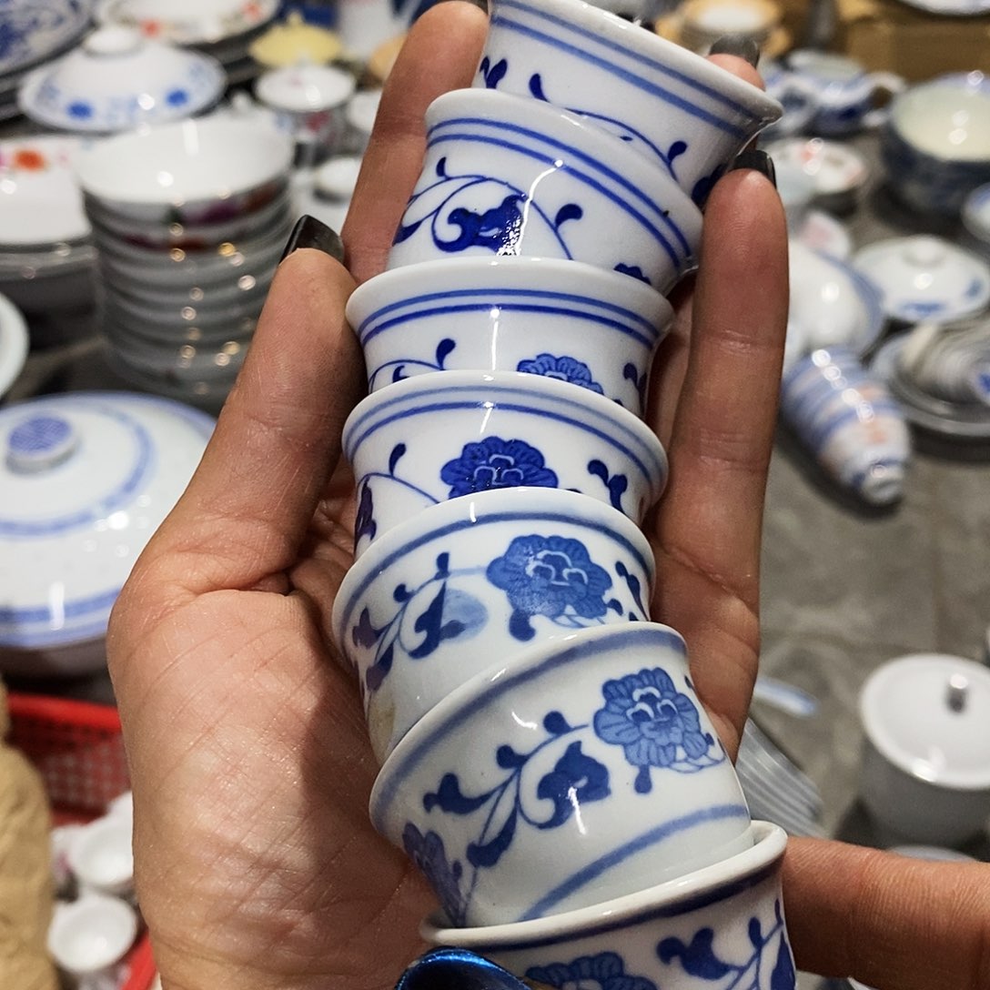 摆件陶景德镇陶瓷7个微瑕疵