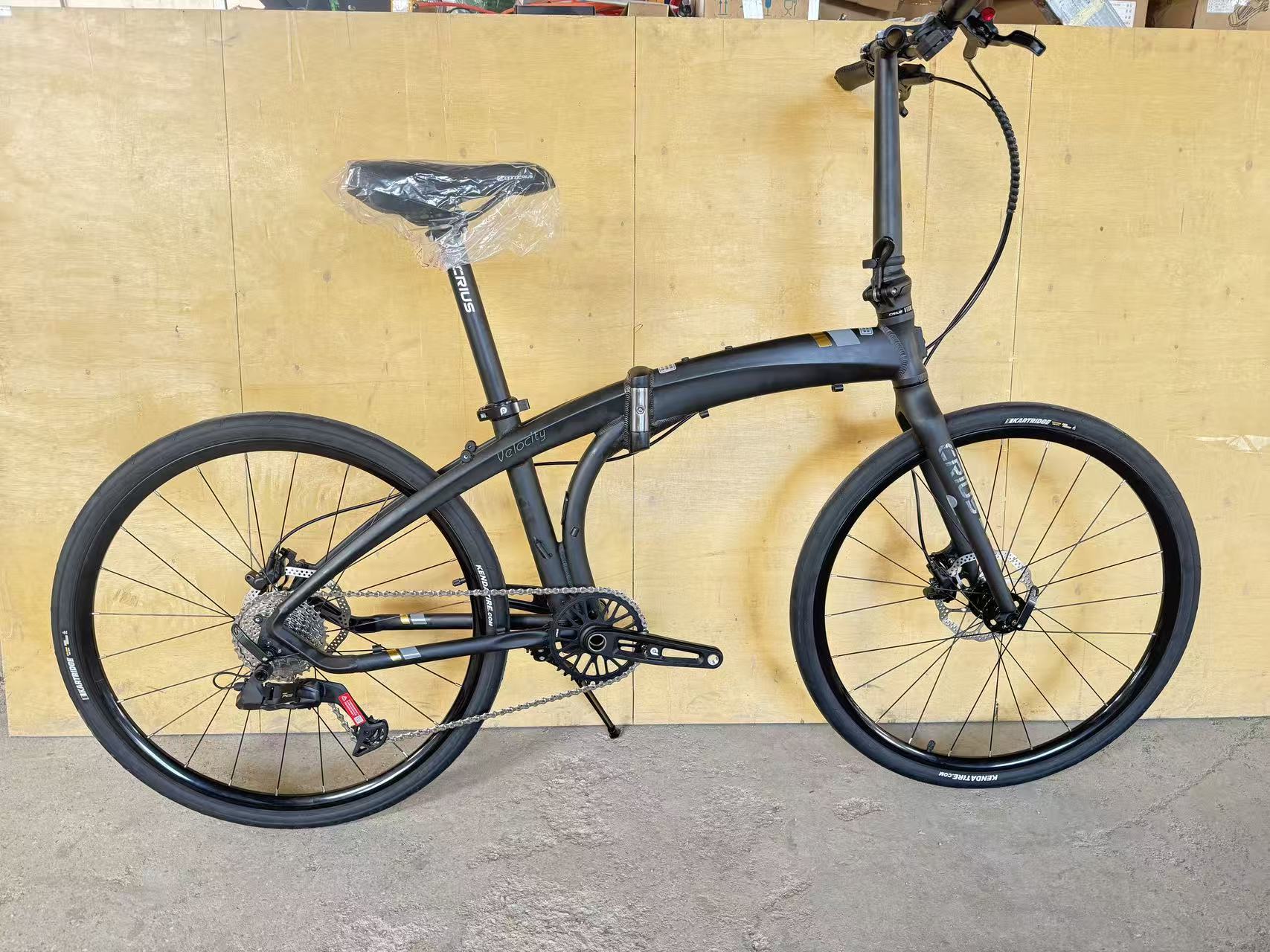 CRIUS26寸电子变速12速海豚架折叠自行车柯瑞斯CRIUS品牌折叠车