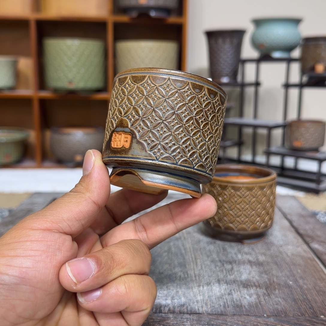 手工花盆 019 内口口径 5.5cm 